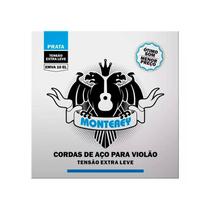 Emva10 El - Encordoamento Monterey Violao Aco Prata Extra-leve F108 Emva10 El - Encordoamento Monterey Violao Aco Prata Extra-leve F108