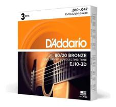 Enc d'addario aço ej10-3d kit Enc d'addario aço ej10-3d kit