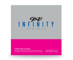 Enc guitarra seizi infinity 009.042 light coated
