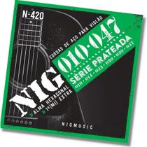Enc n420 violao aco/prateada - 010.047 - 6 cordas