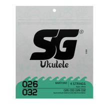 Enc sg ukulele nylon white 026 baritono
