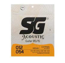 Enc sg violao aço 012 bronze 85/15 media