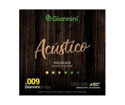 Enc violao aco giannini acustico 009 geswal
