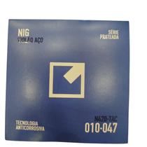 Enc. violao aco/prateada-.10 /.47 - 6 cordas - tac