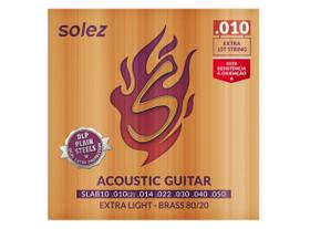 Enc violao solez aço brass 010 slab10