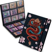 Encadernador de cartas colecionáveis Dikoer Dragon Pattern 900 bolsos Encadernador de cartas colecionáveis Dikoer Dragon Pattern 900 bolsos