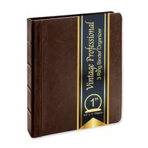 Encadernador Ring Binder Depot Vintage Professional de 3 anéis de 1 polegada Encadernador Ring Binder Depot Vintage Professional de 3 anéis de 1 polegada