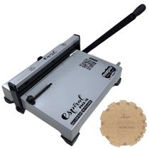 Encadernadora Marpax Espiral A4 Ofício Espiramatic Cinza 15f