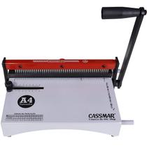 Encadernadora P/ Espiral Manual A4 Espiramatic Cassmar 10fls