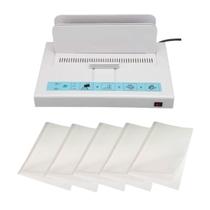 Encadernadora Térmica RD500 e 100 Capa Térmica 400 A4 Branca