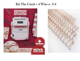 Encadernadora The Cinch Furo Quadrado Wer + 4 Wire-o 3/4
