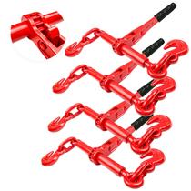 Encadernadores de corrente com catraca YATOINTO 3/8" - 1/2'', 9200 libras, pacote com 4 Encadernadores de corrente com catraca YATOINTO 3/8" - 1/2'', 9200 libras, pacote com 4