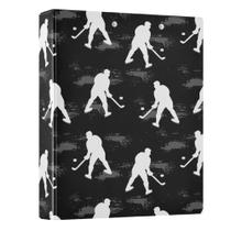 Encadernadores redondos Wamika Ice Hockey pretos 4 cm 200 folhas Encadernadores redondos Wamika Ice Hockey pretos 4 cm 200 folhas