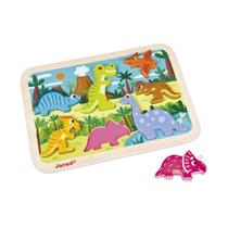 Encaixa-Formas Dinossauros 3D 8 Peças em Madeira Brinquedo Educativo Infantil Encaixa-Formas Dinossauros 3D 8 Peças em Madeira Brinquedo Educativo Infantil