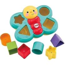 Encaixa Formas Fisher-Price Borboleta Colorida Brinquedo Didático Aprendizado Infantil
