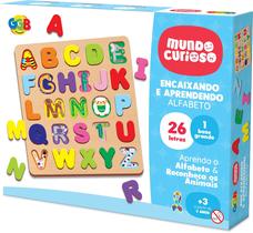Encaixando e aprendendo - alfabeto