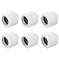 Encaixe de compressão Dracaena G1/4 Thread 14 mm OD, pacote com 6 unidades, branco Encaixe de compressão Dracaena G1/4 Thread 14 mm OD, pacote com 6 unidades, branco