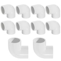 Encaixe de cotovelo bidirecional em PVC de 90 graus 1-1/2" Schedule 40 (10 unidades) Encaixe de cotovelo bidirecional em PVC de 90 graus 1-1/2" Schedule 40 (10 unidades)