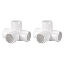 Encaixe de cotovelo de PVC Kozelo 1 1/4 SCH40 4-Way Tee, pacote com 2 Encaixe de cotovelo de PVC Kozelo 1 1/4 SCH40 4-Way Tee, pacote com 2