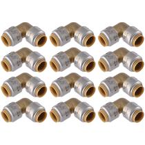 Encaixe de encanamento SharkBite Max 90 graus Cotovelo 1/2 Encaixe de encanamento SharkBite Max 90 graus Cotovelo 1/2