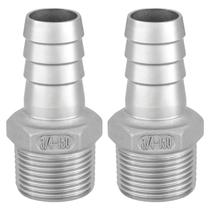 Encaixe de mangueira Tivosee 304 em aço inoxidável 19 mm x 19 mm
