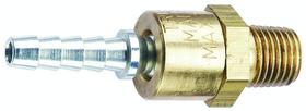 Encaixe de mangueira Tru-Flate em latão giratório de 1/4" ID 360