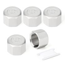 Encaixe de soquete de tubo de tampa 1 NPT fêmea 304 de aço inoxidável