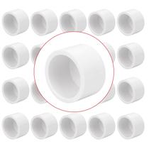 Encaixe de tampa de tubo de PVC com encaixe de tubo de PVC de 3/4", pacote com 20 unidades