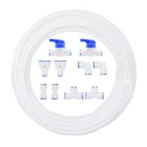 Encaixe de tubo de água iRuiZhe de 1/4 de polegada com conector rápido de 10 unidades