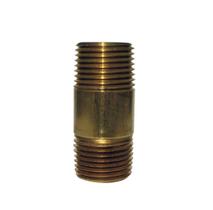 Encaixe de tubo de mangueira HOMEPLUS+ Red Brass 3/8" MPT Nipple 4 cm