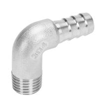 Encaixe de tubulação: aço inoxidável DERNORD, cotovelo de 90, mangueira 3/8 x 1/4 NPT