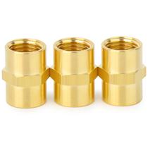 Encaixe de tubulação: acoplamento hexagonal de latão ChillWaves, 1 NPT fêmea x 1 NPT fêmea