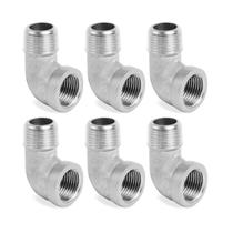 Encaixe de tubulação ChillWaves 304 em aço inoxidável 90 Elbow 1/2 NPT