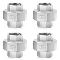 Encaixe de tubulação ChillWaves 304 Stainless Steel Union 1/4 NPT