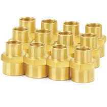 Encaixe de tubulação ChillWaves Reducer Hex Coupling Latão 1/4 NPT x 1/8 NPT