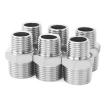 Encaixe de tubulação ChillWaves Reducer Hex Nipple 1/2 NPT macho x 1/4 NPT macho
