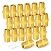 Encaixe de tubulação de latão GASHER Reduzindo o bico hexagonal 1/4" macho x 1/4" macho