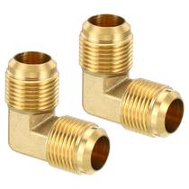 Encaixe de tubulação de latão PATIKIL, cotovelo de 90 graus, pacote SAE 2 de 5/8 polegadas Encaixe de tubulação de latão PATIKIL, cotovelo de 90 graus, pacote SAE 2 de 5/8 polegadas