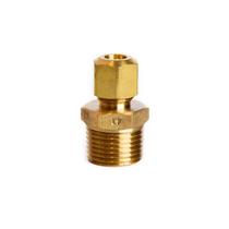 Encaixe de tubulação de mangueira HOMEPLUS+ Conector de compressão 1/4 x3/8"