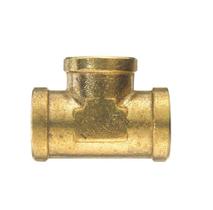 Encaixe de tubulação de mangueira Homeplus+ FPT Tee de latão 1/4”