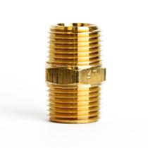 Encaixe de tubulação de mangueira HOMEPLUS+ Hex Nipple 3/8" MPT