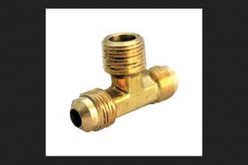 Encaixe de tubulação de mangueira JMF Brass Branch Tee 5/8"x5/8" x1/2" Encaixe de tubulação de mangueira JMF Brass Branch Tee 5/8"x5/8" x1/2"