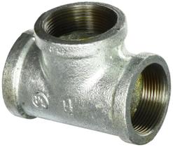 Encaixe de tubulação de mangueira LDR Industries 1.5" Galvanized Tee