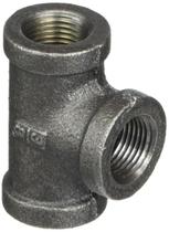 Encaixe de tubulação de mangueira LDR Industries 310 T-38 Black Iron Tee 3/8"