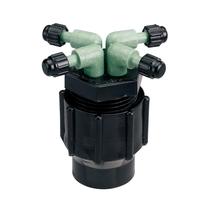 Encaixe de tubulação de mangueira Orbit 67025 Quad Full-Flow Manifold Encaixe de tubulação de mangueira Orbit 67025 Quad Full-Flow Manifold