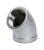 Encaixe de tubulação de mangueira Smith Cooper Elbow 45D 1-1/4" SS