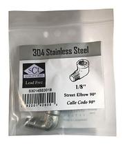 Encaixe de tubulação de mangueira Smith Cooper Elbow 90 1/8" SS