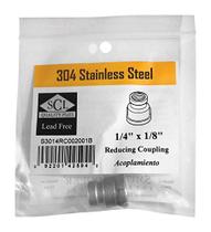 Encaixe de tubulação de mangueira Smith-Cooper RDC Coupler 1/4 x1/8" SS