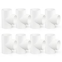 Encaixe de tubulação de PVC GASHER 2 PVC 3 Way Tee Furniture Grade x8 Encaixe de tubulação de PVC GASHER 2 PVC 3 Way Tee Furniture Grade x8