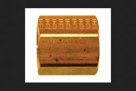 Encaixe de tubulação de união invertida Flare Flare de 3/8" JMF Yellow Brass